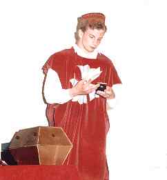 Chris Hudson playing The Prince of Arragon