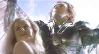Jill Layton (Kim Greist) and Sam Lowry (Jonathan Pryce)