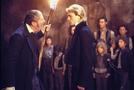 Broadbent as Sqeers and Hunnam as Nickleby